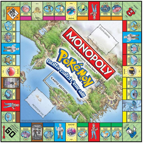 Монополия: Pokémon Kanto Edition — Настольная игра с любимыми героями Pokémon