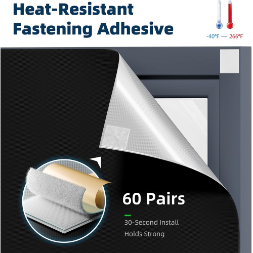 Nighton — 100% затемняющая портьера с самоклеящимся креплением, 1,5 × 3 м