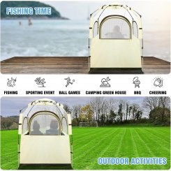 Всепогодная спортивная палатка, 130*170*90 см