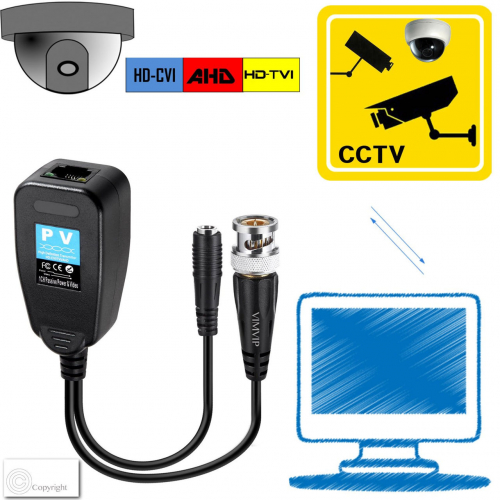 Пассивный видеобалун VIMVIP HD-CVI/TVI/AHD