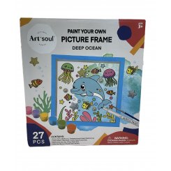 Детская раскраска, набор для рукоделия, 7 цветов, 3+