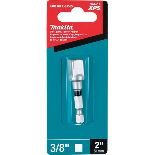 Makita E-01585 Адаптер Impact XPS 3/8 дюйма, квадратный, 2 дюйма