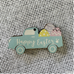 Деревянный пасхальный декор, машина счастливой пасхи
