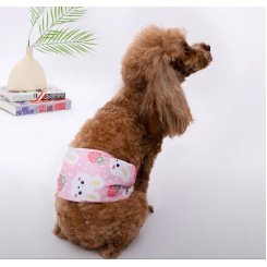 Подгузник для собак (розовый)