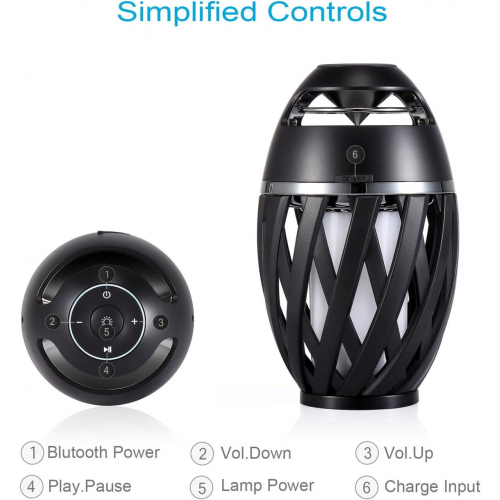 Светодиодный динамик DiKaou с Bluetooth-динамиком