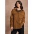 Женская вельветовая куртка в стиле casual