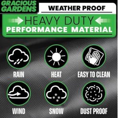 Пыленепроницаемый, водостойкий садовый чехол