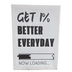 Мотивационный постер - "Становись лучше каждый день"