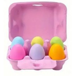 Цветной картонный лоток на 6 яиц из натуральной целлюлозы
