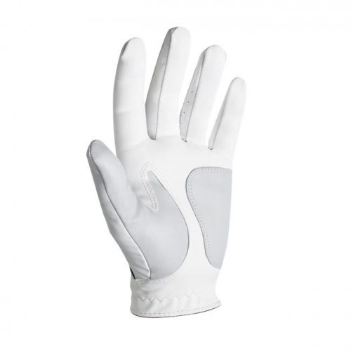 Мужские перчатки для гольфа FootJoy WeatherSof, упаковка из 2 шт. (белые)